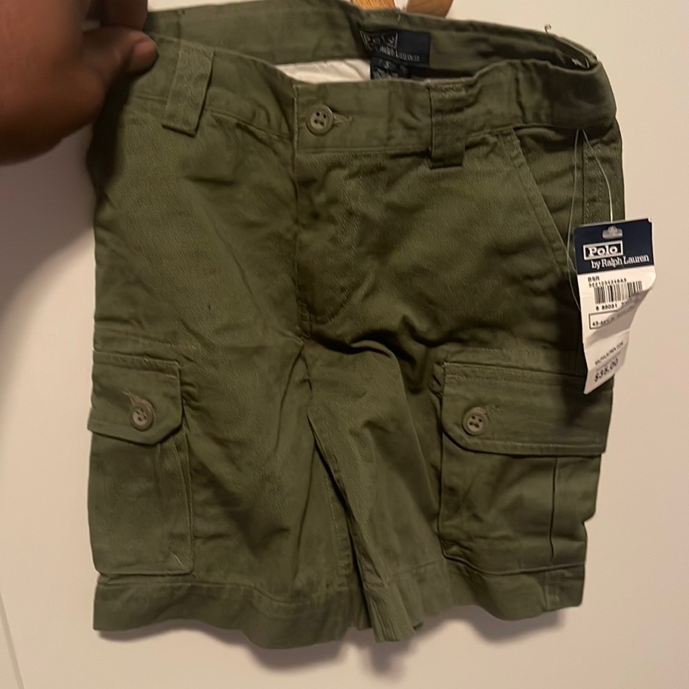 green Kids Polo shorts